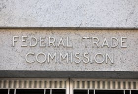 Signage is seen at the Federal Trade Commission headquarters in Washington, D.C., U.S., August 29, 2020.