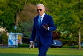 U.S. President Joe Biden returns to the White House in Washington, U.S., April 23, 2024.