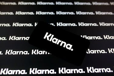 A smartphone displays a Klarna logo in this illustration taken January 6, 2020.