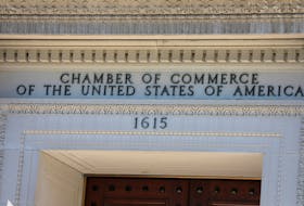 The United States Chamber of Commerce building is seen in Washington, D.C., U.S., May 10, 2021.