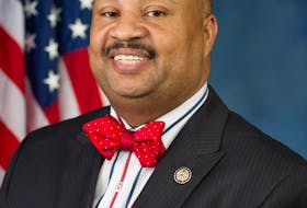 Democratic U.S. Rep. Donald Payne Jr. from New Jersey, running for re-election to the U.S. House of Representatives in the 2022 U.S. midterm elections, appears in an undated handout photo provided October 11, 2022.  U.S House of Representatives/Handout via