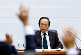 Bank of Japan Governor Kazuo Ueda attends a press conference after a policy meeting at BOJ headquarters, in Tokyo, Japan March 19, 2024.