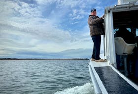 Allan Coady, who is now in his 70s with more than 30 years of lobster fishing experience, says he’s still very much passionate about his work. Every year, setting days always bring him lots of excitement. Thinh Nguyen • The Guardian