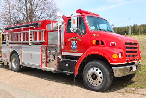 The Georgetown Fire Department responded to a fire beside Route 3 in Georgetown Royalty earlier this month that almost spread into the woods. It is believed to have started by a cigarette butt. Contributed