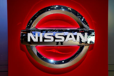 A Nissan logo is pictured during the media day for the Shanghai auto show in Shanghai, China April 16, 2019.