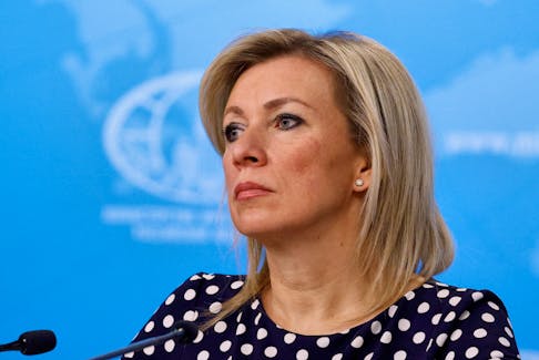 Spokeswoman of Russia's Foreign Ministry Maria Zakharova attends the annual press conference held by Foreign Minister Sergei Lavrov in Moscow, Russia, January 18, 2024.