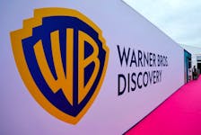 The Warner Bros logo is seen during the Cannes Lions International Festival of Creativity in Cannes, France, June 22, 2022.   