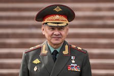 Russian Defence Minister Sergei Shoigu attends a meeting held by defence ministers of the Shanghai Cooperation Organisation (SCO) in Astana, Kazakhstan, April 26, 2024.