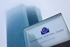The building of the European Central Bank (ECB) is seen amid a fog  in Frankfurt, Germany December 15, 2022. 