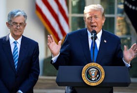 U.S. President Donald Trump announces Jerome Powell as his nominee to become chairman of the U.S. Federal Reserve in the Rose Garden of the White House in Washington, U.S., November 2, 2017.
