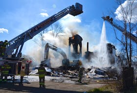 The Bridgetown Baptist Church was destroyed by fire April 26.  
Lawrence Powell • Special to the Annapolis Valley Register