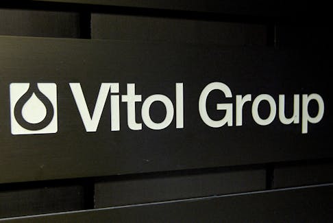 A sign is pictured in front of the Vitol Group trading commodities building in Geneva October 4, 2011. Picture taken October 4, 2011.    