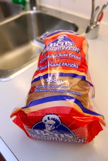 FOR NEWS ONLY

Aug. 25, 2011--A newer, smaller bag of Ben's Holsum Fresh Enriched White bread for story on how food quantities are shrinking while prices stay the same, or increase.