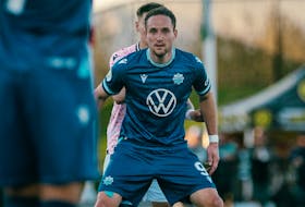 Halifax Wanderers first-year striker Christian Volesky made stops in seven U.S. cities and another in Iceland during his pro soccer career before joining the Canadian Premier League club. - CANADIAN PREMIER LEAGUE