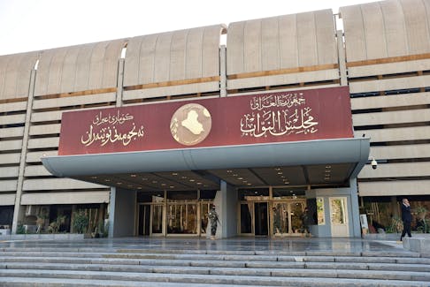 A general view of the Iraqi parliament in Baghdad, Iraq, January 9, 2022.