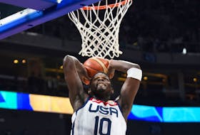 Basketball - FIBA World Cup 2023 - Second Round - Group J - United States v Lithuania  - Mall of Asia Arena, Manila, Philippines - September 3, 2023 Anthony Edwards of the U.S. in action