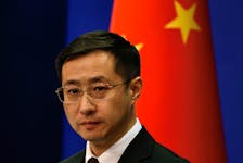 Chinese Foreign Ministry spokesperson Lin Jian attends a press conference in Beijing, China March 20, 2024.
