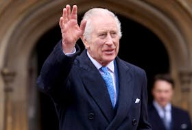 Britain's King Charles leaves after attending the Easter Matins Service at St. George's Chapel, Windsor Castle, Britain March 31, 2024.