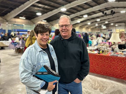 Wenda Pitre, who, along with her husband Glenn, has been running the Charlottetown Flea Market for a number of years.  Thinh Nguyen • The Guardian