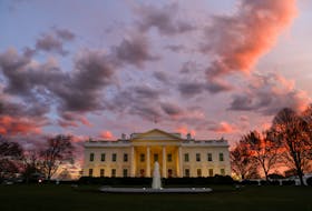 A view shows the White House in Washington, U.S., January 26, 2024.