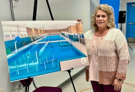 Argyle Deputy Warden Nicole Albright says there is so much potential for events and programming with the new aquatics centre that will be part of the Mariners Centre expansion. TINA COMEAU