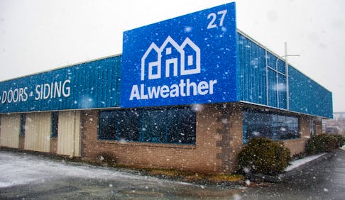 A sign on the doors of Alweather Windows and Doors in Burnside says the business will be temporarily closed from April 1 to May 15 due to an ownership transition. 
Ryan Taplin - The Chronicle Herald