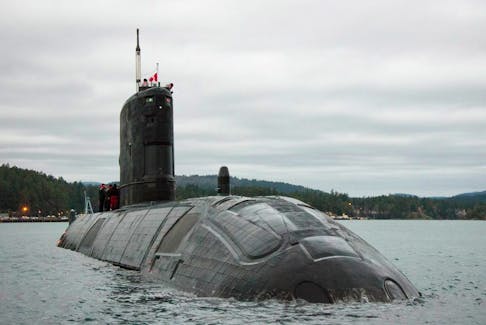 HMCS Victoria, one of Canada's four secondhand diesel submarines which have been largely unusable. Experts are split on whether nuclear subs are needed to patrol Canada's Arctic.