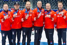 Fresh off a World Championship silver medal, Brad Gushue and his team are headed for Ontario where they will wrap up their season with the 2024 Princess Auto Player’s Championship Apr. 9-Apr. 14. Gushue is looking for his second Player’s Championship title and 15th career Grand Slam championship. Steve Seixeiro/Curling Canada