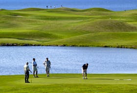 Golfers play the 18th hole at Fox Harb'r golf resort in this file photo from 2004. Peter Parsons - The Chronicle Herald