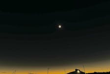 The moment of totality in Pointe-Sapin, N.B. A panoramic sunset accompanied the incredible display. -Allister Aalders/SaltWire