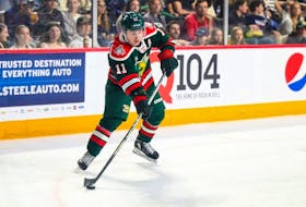Jordan Dumais, the Halifax Mooseheads' all-time leading scorer and a Columbus Blue Jackets draft pick, was arraigned in provincial court Tuesday on a pair of drunk-driving charges from a March 1 traffic stop.