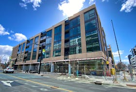 The Mills building on Spring Garden Road at Birmingham in Halifax Tuesday April 9, 2024