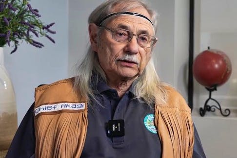 Chief Hugh Akagi of the Peskotomuhkati Nation, who lives in St. Andrews, N.B., says his community never gave consent for the contruction and expansion of the Point Lepreau Nuclear Generating Station, which is on his tradtional territory.