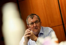 Mark Bristow, CEO of Barrick Gold ​Co speaks during an interview with Reuters at the African Mining Indaba 2022 conference, in Cape Town, South Africa, May 11, 2022.