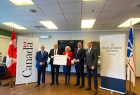 Provincial and federal government officials announced the opening of eight new affordable housing units on Monday, Jan. 8, 2024. (Jenna Head/ The Telegram)