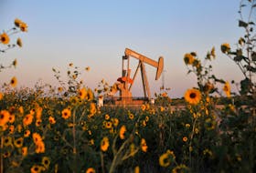 A pump jack operates at a well site leased by Devon Energy Production Company near Guthrie, Oklahoma September 15, 2015.   