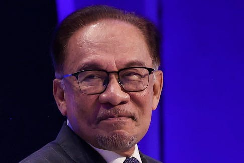 Prime Minister of Malaysia Anwar Ibrahim attends the Asia-Pacific Economic Cooperation (APEC) CEO Summit in San Francisco, California, U.S., November 15, 2023.