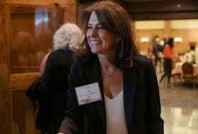 Lorie Logan, president and CEO of the Federal Reserve Bank of Dallas, attends a dinner program at Grand Teton National Park where financial leaders from around the world are gathering for the Jackson Hole Economic Symposium outside Jackson, Wyoming, U.S., August 25, 2022.