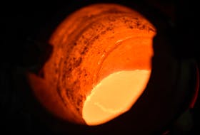 Ingots of 99.99 percent pure gold are cast at the Novosibirsk precious metals refining and manufacturing plant in the Siberian city of Novosibirsk, Russia, September 15, 2023.