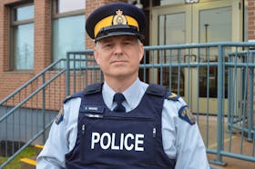 Cpl. Gavin Moore, spokesperson for P.E.I. RCMP, says his team and New London's fire department responded to a stranded fishing boat in Malpeque harbour on May 13. - FILE