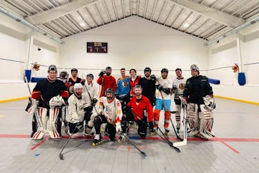 The members of the St. John’s Metro Roller Hockey League have been skating for a couple of months and will begin league play on June 2. - Contributed