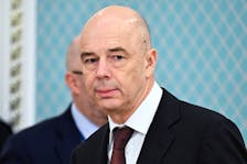 Russian Finance Minister Anton Siluanov is seen during Russian-Kazakh talks in Astana, Kazakhstan November 9, 2023.  Sputnik/Pavel Bednyakov/Pool via