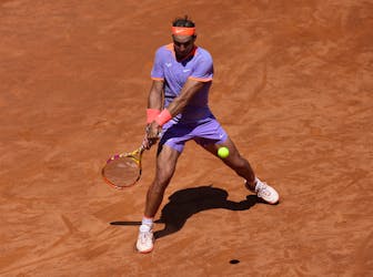 Tennis - Italian Open - Foro Italico, Rome, Italy - May 11, 2024 Spain's Rafael Nadal in action during his round of 64 match against Poland's Hubert Hurkacz