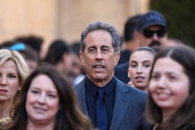 Jerry Seinfeld attends the premiere of Netflix's "Unfrosted" at the Egyptian Theatre in Los Angeles, California, U.S., April 30, 2024. 