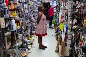 People shop at a 99 Cents retail store in the Bronx borough of New York City, U.S., July 13, 2022.
