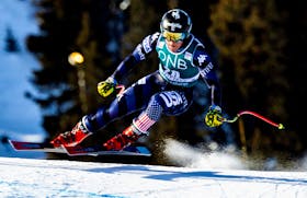 Alpine Skiing - FIS Alpine Ski World Cup - Kvitfjell, Norway - March 2, 2023 Breezy Johnson of the U.S. in action during Women's downhill training Geir Olsen/NTB via