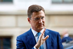 Deputy Prime Minister of Russia Alexander Novak gestures at the Organisation of the Petroleum Exporting Countries (OPEC) headquarters in Vienna, Austria October 5, 2022.