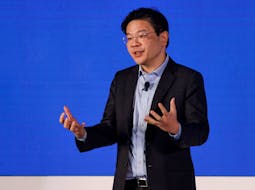 Singapore's Deputy Prime Minister and Minister for Finance Lawrence Wong attends "Google for Singapore", an event celebrating the company's 15th year in the country, at Google's office, in Singapore August 23, 2022.