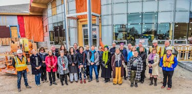 Sixteen artists and artisans have been selected to create thirteen public art pieces located in and around the new deCoste Culture Hub which is currently under construction in Pictou, N.S. The new space is expected to open Sept 2024. - Contributed