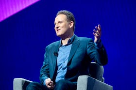 Amazon Web Services (AWS) CEO Adam Selipsky speaks at AWS re:Invent 2023, a conference hosted by Amazon Web Services (AWS), in Las Vegas, Nevada, U.S., November 29, 2023. Noah Berger/AWS/Handout via